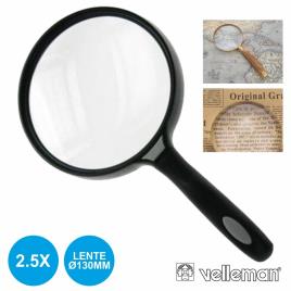 LUPA C/ CABO ERGONÓMICO 2.5X VELLEMAN