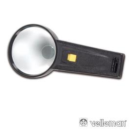 LUPA C/ ILUMINAÇÃO VELLEMAN