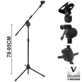 Suporte Para Microfone Profissional Vsound