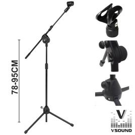SUPORTE P/ MICROFONE PROFISSIONAL VSOUND