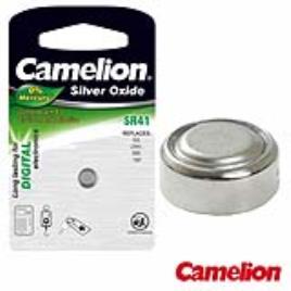 Pilha Botão Sr41 / Lr41 1.55v 40ma Blister Camelion