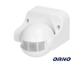 Detetor Movimento PVC Pir 180º Branco ORNO