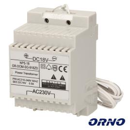 Fonte De Alimentação 18V 0.5A DIN ORNO