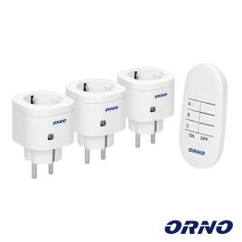 Conjunto 3 Tomadas Elétricas C/ Comando S/ Fios 