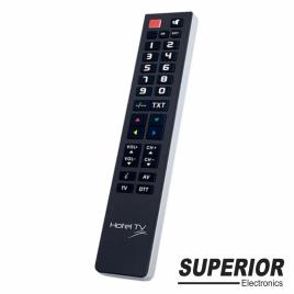 TELECOMANDO PROGRAMÁVEL HOTEL TV PRETO BULK