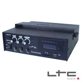 Amplificador 3 Canais Pa 100v 12/220v 60w Usb/Sd 