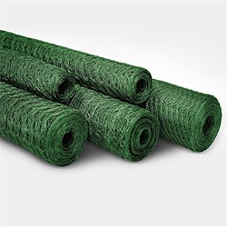 Rede hexagonal M19 1X10M PLASTIFICADA