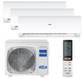 Ar condicionado fixo (3x1) HAIER FLEXIS 9000BTU + 9000BTU + 12000BTU WIFI BRANCO