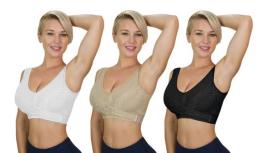 Pack Sujetadores Comfortisse push up ajustable Talla L