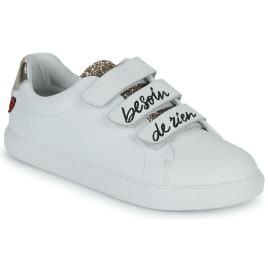 Bons baisers de Paname  Sapatilhas EDITH BESOIN DE RIEN ENVIE DE TOI  Branco Disponível em tamanho para senhora. 36,37,38,39,40,41.Mulher > Sapatos > Tenis