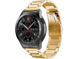  - Bracelete Huawei Watch GT 3 46mm Classic PHONECARE Aço Stainless Lux Ouro