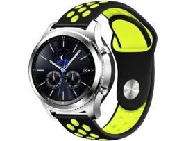  - Bracelete Huawei Watch GT 3 42mm Elegant PHONECARE Sportystyle Preto e Verde
