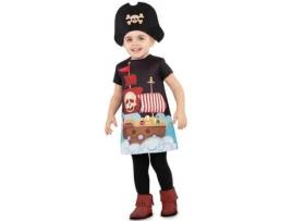 Fato de Bebé DISFRAZZES Grande Piratinha (Tam: 1 a 2 anos)