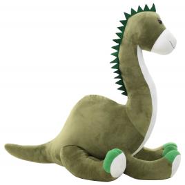 Dinossauro brontossauro de peluche verde