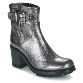 Freelance  Botins JUSTY 7 SMALL GERO BUCKLE  Prata Disponível em tamanho para senhora. 37,38,39,40.Mulher > Sapatos > Botins