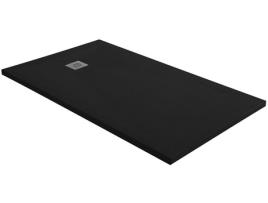 Base de Duche VENTE-UNIQUE.PT Mirnos (Resina - Preto - 3.5x120x80 cm)