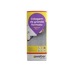Cimento cola WEBCOL FLEX L+ INTERIOR E EXTERIOR 25KG BRANCO