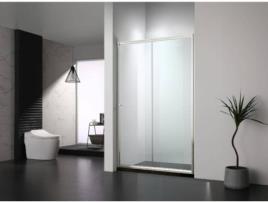 Painel de Duche de Correr VENTE UNIQUE Jessica II (Transparente- Vidro- 140x190 cmcm)