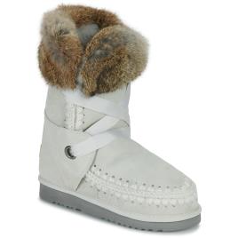 Mou  Botas baixas ESKIMO LACE FUR  Bege Disponível em tamanho para senhora. 37,38,39,40.Mulher > Sapatos > Botins