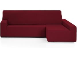 Capa de Sofá Chaise Longue TODOPARAMICASA Emilia Bordeaux (Braço Direito Longo - 240 cm)