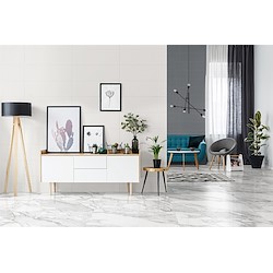 Pavimento cerâmico NOVAGAMMA MAGNA SILVER 60X120CM