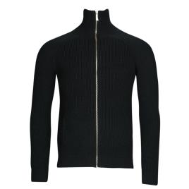 Harrington  camisolas ZIPPED TRUCKER SWEATER  Preto Disponível em tamanho para homem. S,M,L,XL.Homem > Roupas > Bluso / blusa