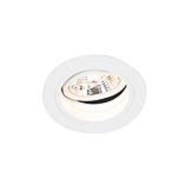 Foco de encastrar redondo branco orientável - CHUCK 70