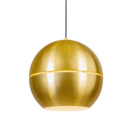 Candeeiro de suspensão retro dourado 40 cm - SLICE