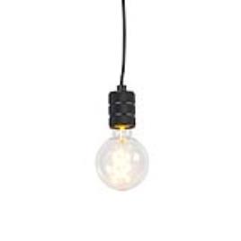 Candeeiro de suspensão preto 1 luz - Cavalux