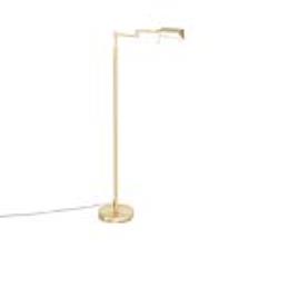 Candeeiro de pé em latão com LED com dimmer - Notia
