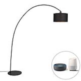 Candeeiro de arco moderno preto lâmpada-WiFi-E27-A60 - VINOSSA