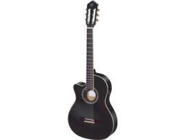 Guitarra Clássica Eletrificada ORTEGA RCE145LBK
