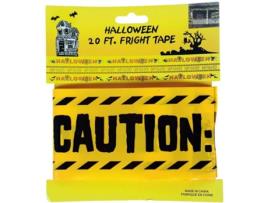 Fita de Medo  Amarelo de Perigo (6 m - Halloween)