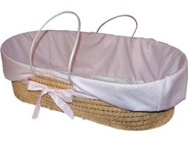 Capa para Alcofa PEKEBABY Lunare Algodão (85x51x23.50 cm - Rosa)