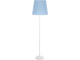 Candeeiro de Pé  Maldivas (Azul Claro - E27 - Máx. 60W - Metal - Tecido)