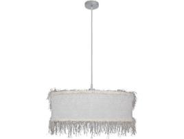 Candeeiro de Teto  Hilos (Branco - E27 - Máx. 60W - Metal - Tecido)