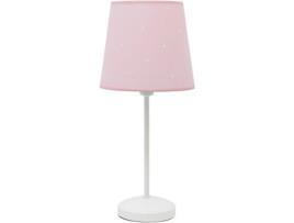 Candeeiro de Mesa  Consciencia (Rosa - E14 - Máx. 40W - Metal - Tecido)