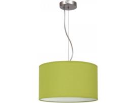 Candeeiro de Teto  Nicole (Verde - E27 - Máx. 60W - Metal - Tecido)