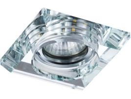 Candeeiro de Teto  Gemo (Transparente - GU10 - Máx.35 - Vidro - Metal)