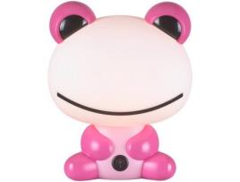 Candeeiro de Mesa  Rana (Rosa - E14 - Máx. 40W - Plástico)