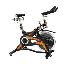 Bicicleta de Spinning  H920 (Laranja - 104x63x117cm - Volante: 20 kg - Até 150 kg)