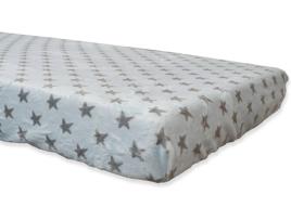 Lençol de Baixo  Polar Celeste Estrelas Cinzento (120 x 60 x 10 cm)