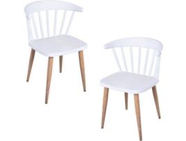 Pack 2 Cadeiras  Candy (Branco)