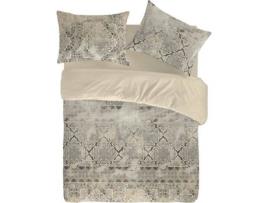 Capa de Edredão  Alain (Bege - 140x200 cm - Algodão)