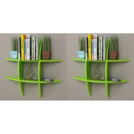 Prateleira  Verde (60 x 11 x 60 cm - MDF)