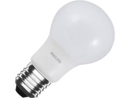 Lâmpada LED PHILIPS (7.5 W - Casquilho: E27 - Luz Branco Quente - 800 lm)