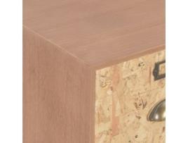 Aparador VIDAXL 5 Gavetas MDF ( 60 x 30 x 78 cm - Castanho)