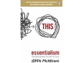 Livro Essentialism de Greg Mckeown (Inglês - 2021)