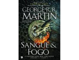 Livro Sangue E Fogo - A História Dos Reis Targaryen - Vol.1 de George R. R. Martin (Português)