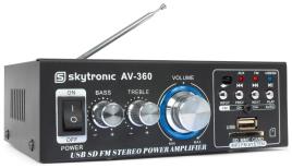 Amplificador Hi-Fi (FM/SD/USB/MP3) 2x 40W RMS - Skytronic AV360